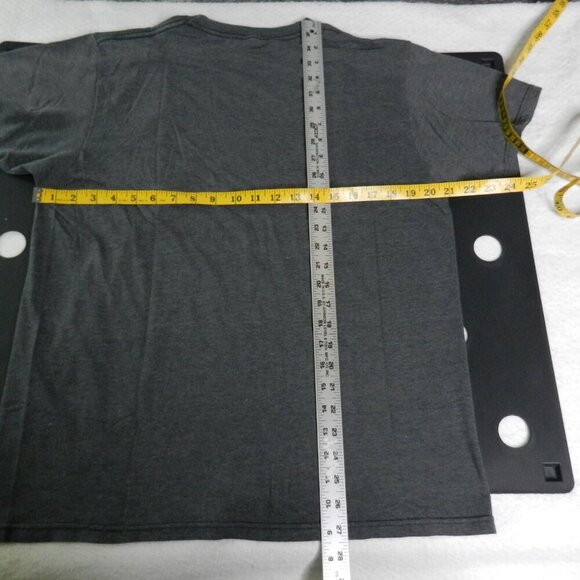 Beer Spirit Animal T-Shirt Adult Size Large Gray Bear Deer Antlers Graphic Tee - Picture 4 of 8